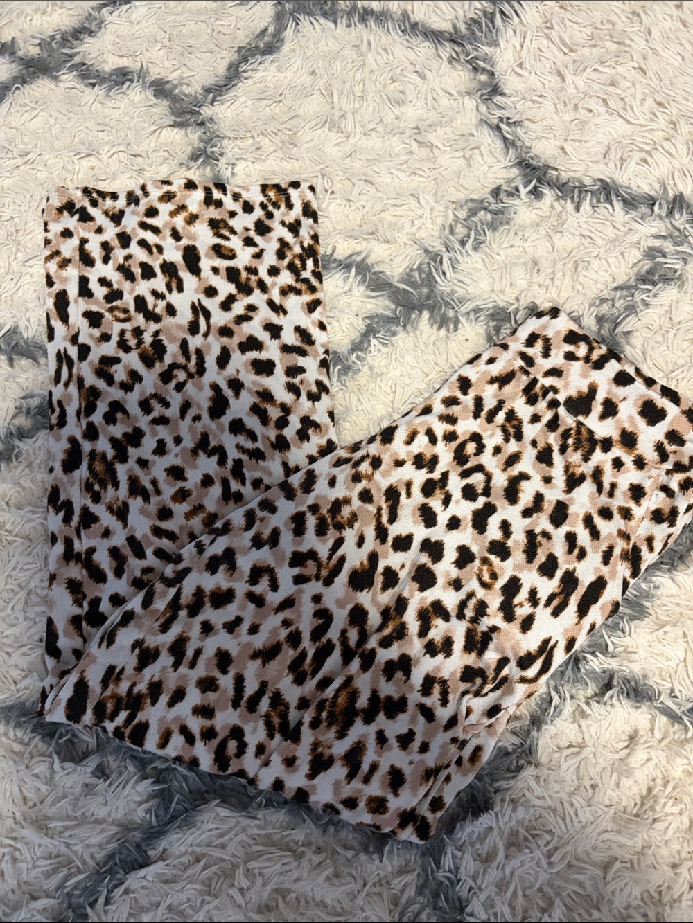 Cheetah print pajama pants